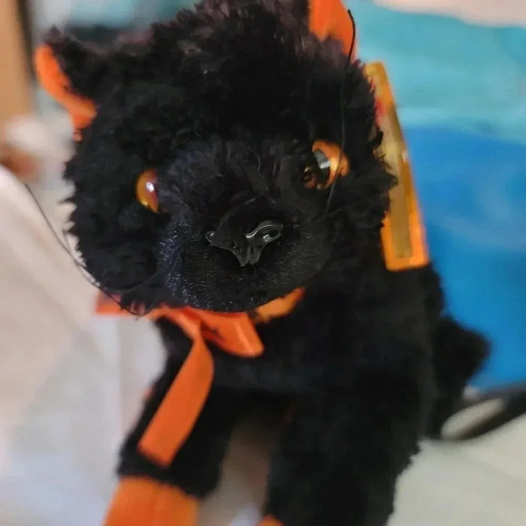 Ty Beanie Baby Fraidy The Cat Halloween 2001 NOS - Picture 3 of 7